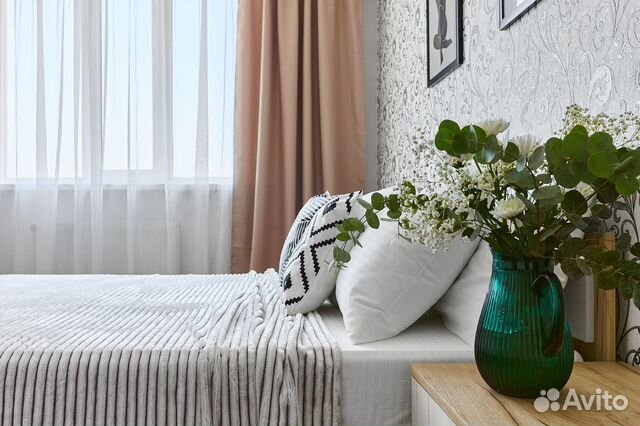 

1-к. квартира, 40 м², 3 кровати