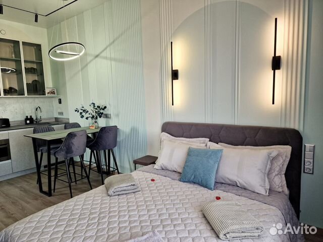 

Квартира-студия, 45 м², 2 кровати