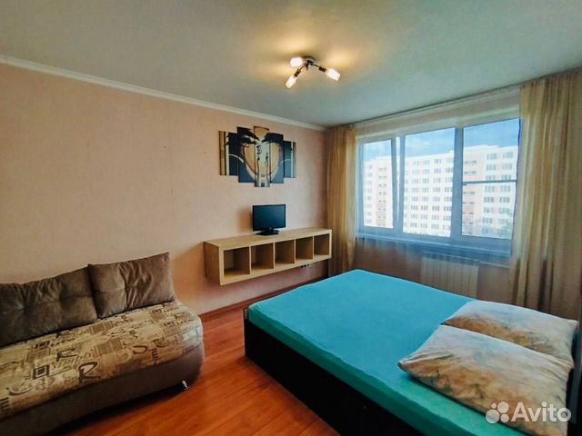 

1-к. квартира, 38 м², 2 кровати