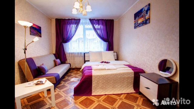 

1-к. квартира, 40 м², 2 кровати