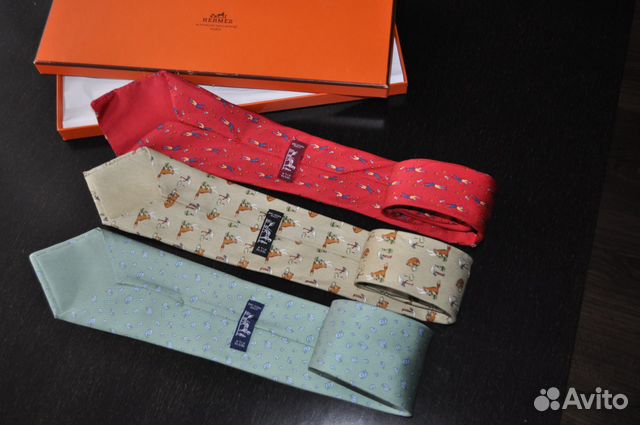 Hermes. галстуки
