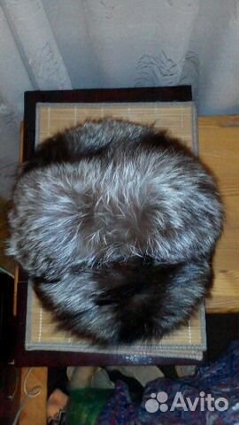 Зимняя новая меховая шапка из чернобурки 57- 58 ра