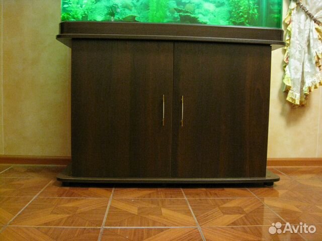Панорамный аквариум с тумбой купить на Зозу.ру - фотография № 5