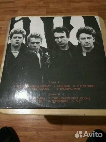 U2 war виниловая пластинка lp