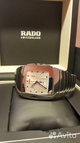 Rado sintra chronograph серая керамика