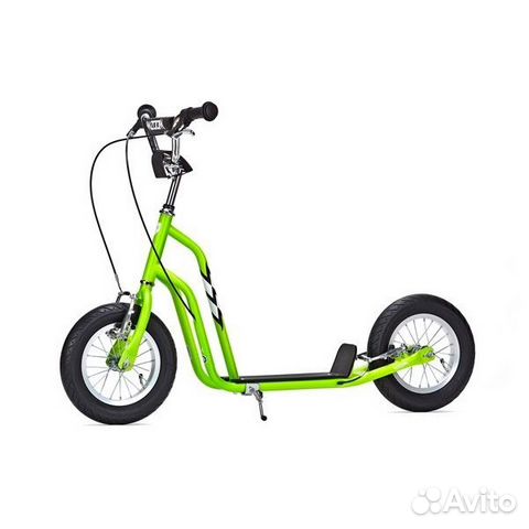 Самокат Yedoo Wzoom зеленый для детей 5-9 лет Самокат Yedoo Wzoom зеленый для детей 5-9 лет