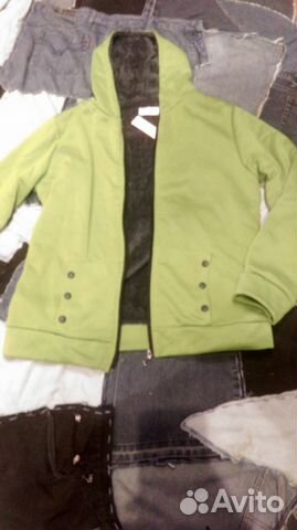 Теплая толстовка. Ветровка. 52р. Новая