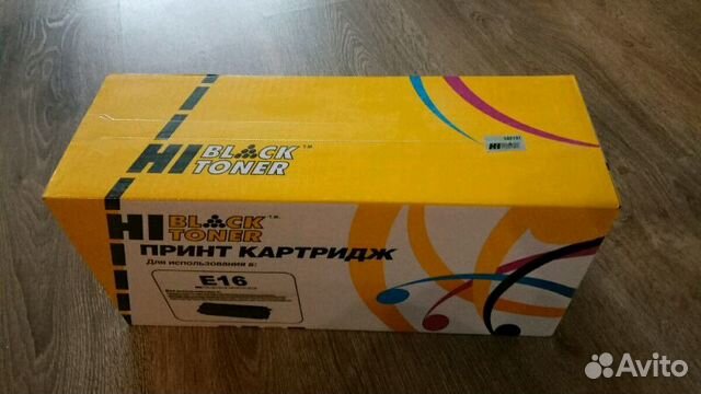 Картридж HI black toner e16