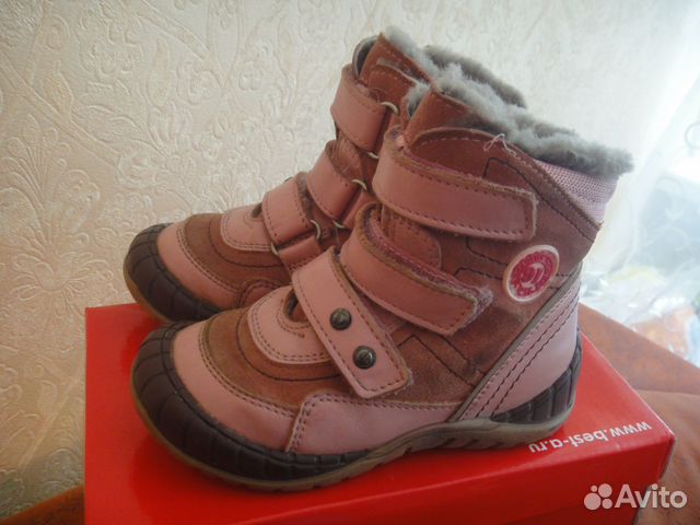 Зимние bartek. Натур. кожа/мех. р.25