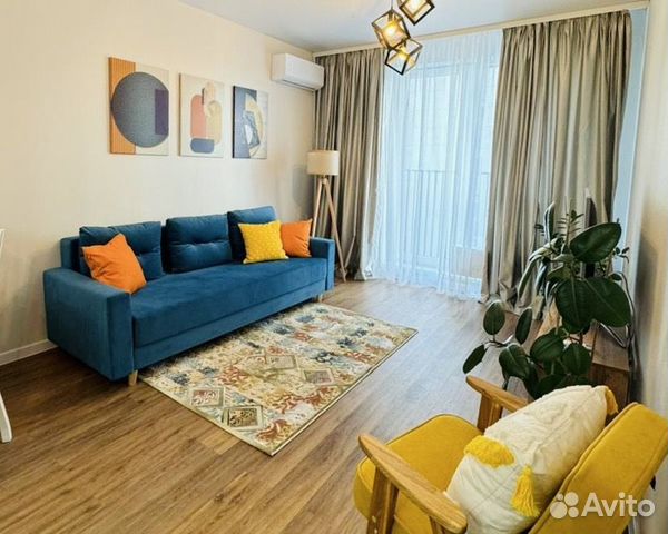 

2-к. квартира, 44 м², 2 кровати