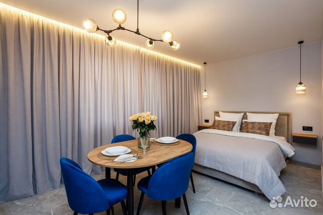 

Квартира-студия, 35 м², 2 кровати