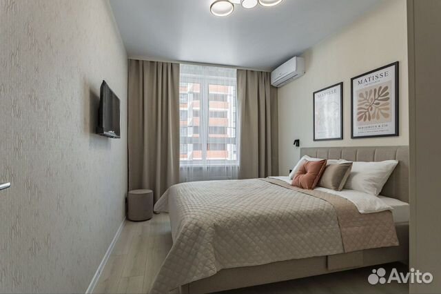 

1-к. квартира, 40 м², 2 кровати