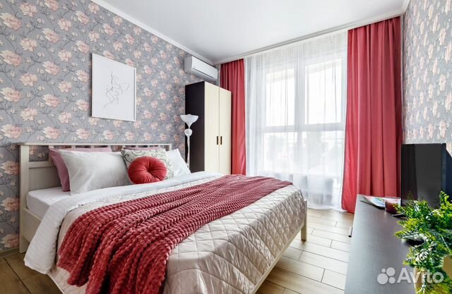 

1-к. квартира, 50 м², 2 кровати