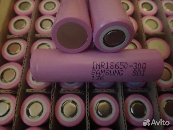 Аккумуляторы SAMSUNG INR18650-30Q 3000mAh 15A