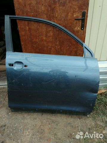 Тойота хайлендер U40 дверь передняя