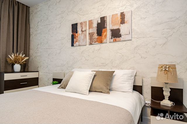 

1-к. квартира, 45 м², 2 кровати