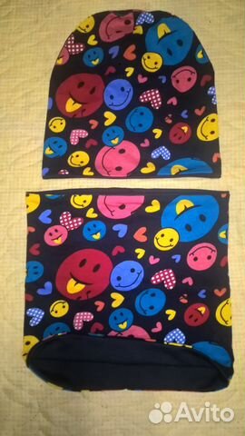 Продам новые комплекты шапочка+снуд на девочку