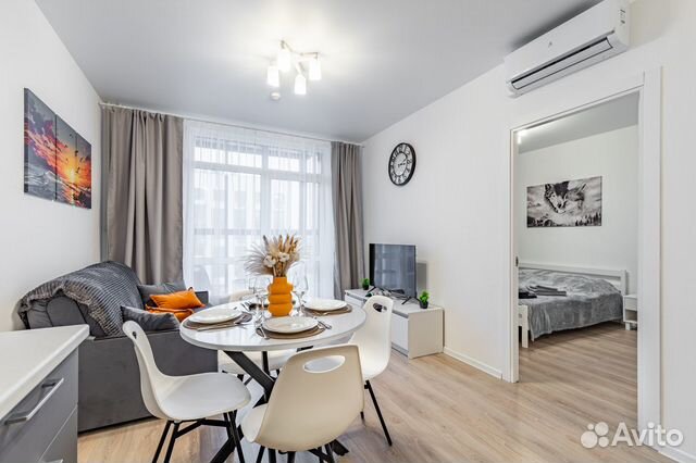 

1-к. квартира, 38 м², 2 кровати