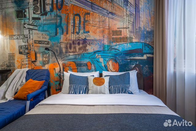 

Квартира-студия, 28 м², 2 кровати