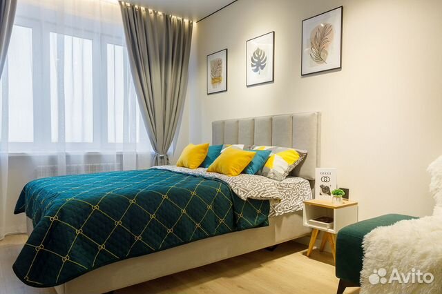 

1-к. квартира, 30 м², 2 кровати