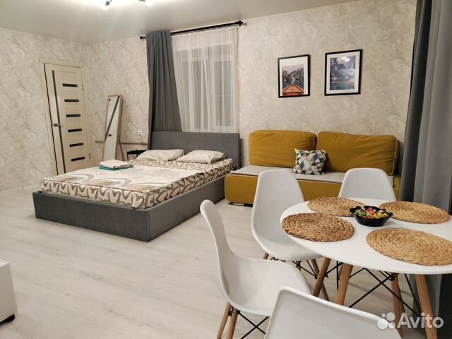 

1-к. квартира, 36 м², 2 кровати