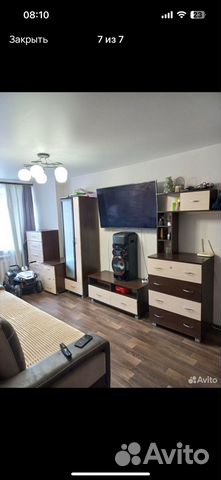 

1-к. квартира, 32 м², 2 кровати