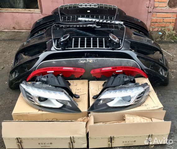 Audi q7 4l фара правая и левая