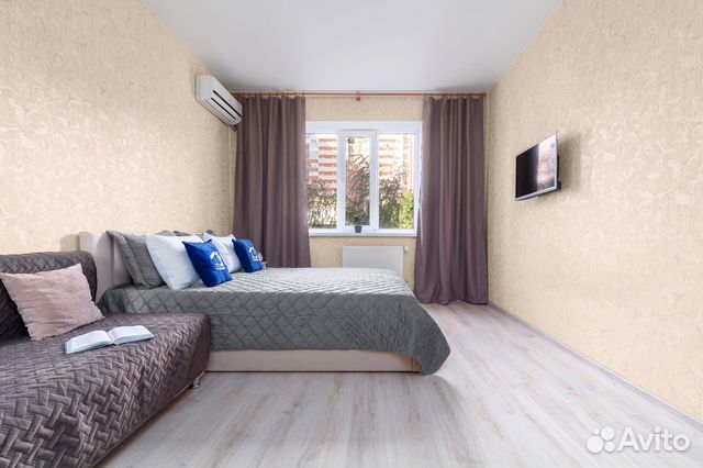 

1-к. квартира, 45 м², 2 кровати