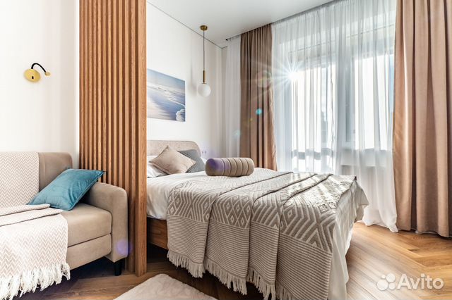 

Квартира-студия, 30 м², 2 кровати