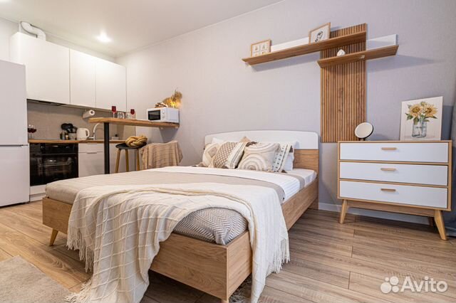 

Квартира-студия, 26,5 м², 2 кровати