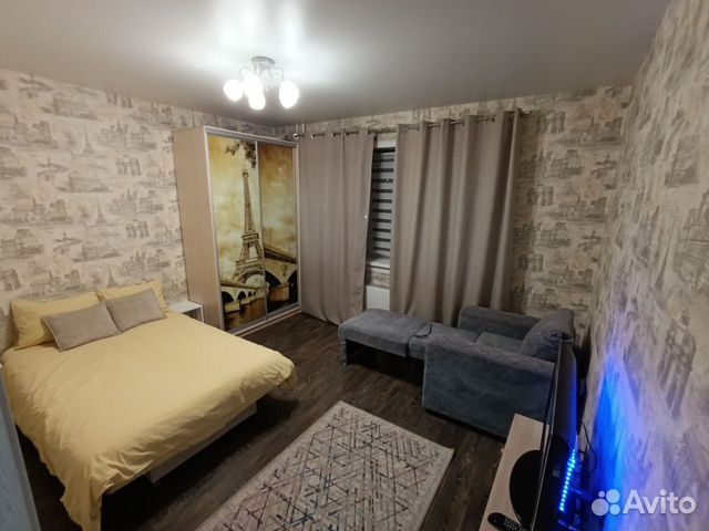 

1-к. квартира, 38 м², 3 кровати