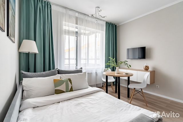 

Квартира-студия, 28 м², 1 кровать