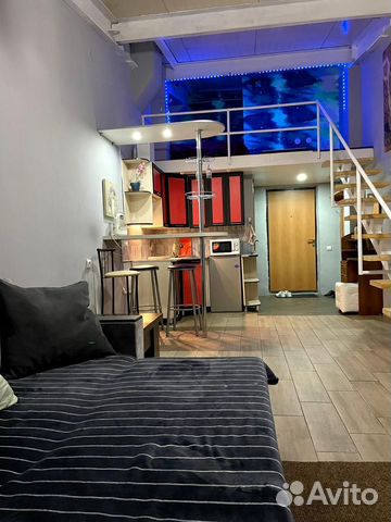 

Квартира-студия, 40 м², 2 кровати