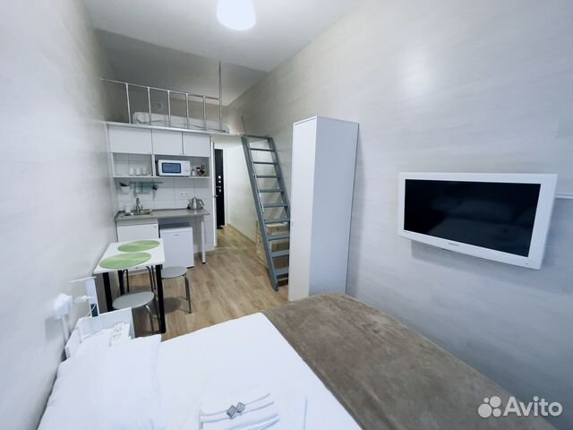 

Квартира-студия, 18 м², 2 кровати