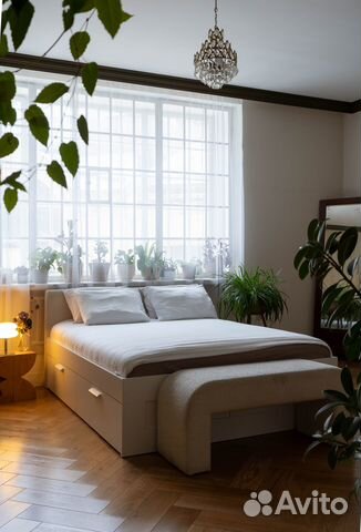 

Квартира-студия, 45 м², 1 кровать