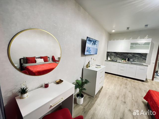 

Квартира-студия, 32 м², 2 кровати