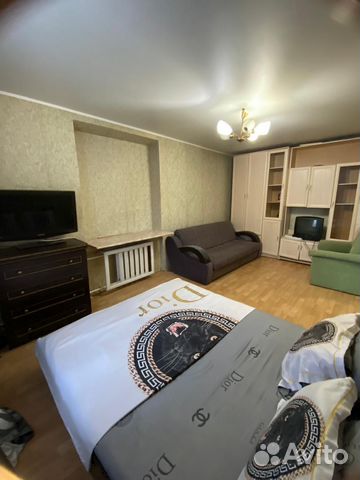 

1-к. квартира, 45 м², 3 кровати