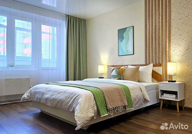 

1-к. квартира, 38 м², 2 кровати
