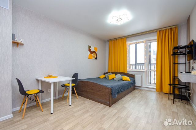 

Квартира-студия, 26 м², 2 кровати