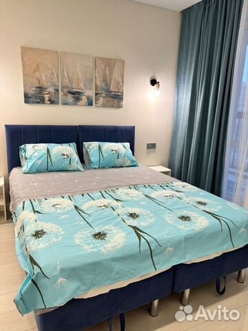

1-к. квартира, 40 м², 2 кровати