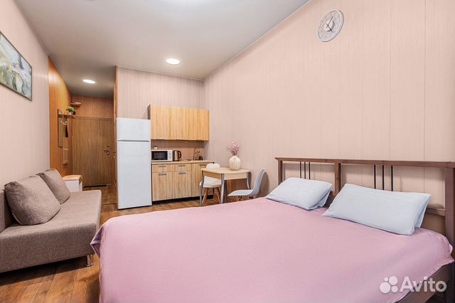 

Квартира-студия, 24 м², 2 кровати