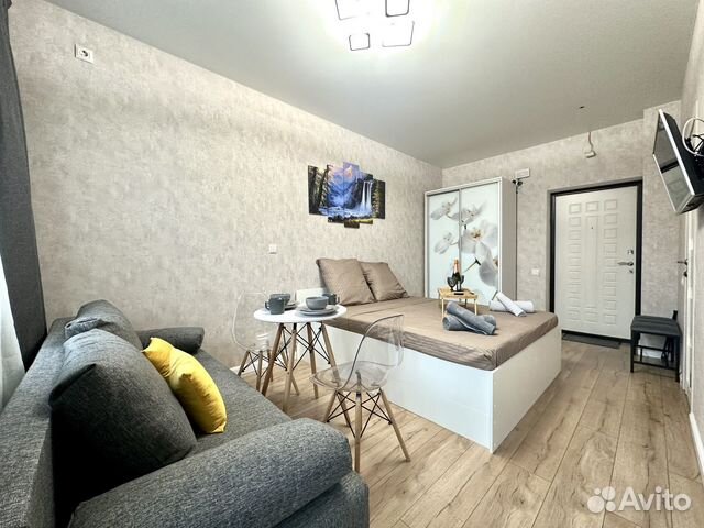 

Квартира-студия, 25 м², 2 кровати
