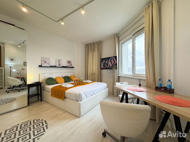 

Квартира-студия, 32 м², 1 кровать
