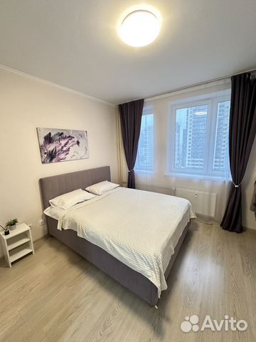 

1-к. квартира, 38 м², 2 кровати