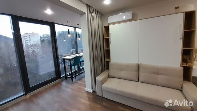 

Квартира-студия, 32 м², 1 кровать