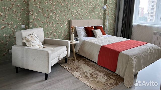 

1-к. квартира, 38 м², 2 кровати