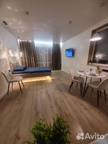

Квартира-студия, 38 м², 1 кровать