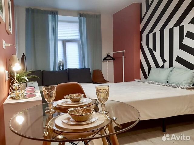 

Квартира-студия, 24 м², 2 кровати