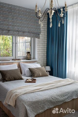 

1-к. квартира, 43 м², 2 кровати