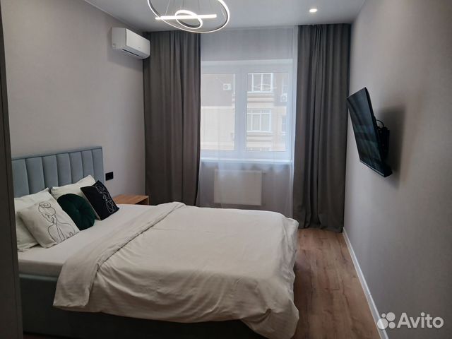 

1-к. квартира, 44 м², 2 кровати